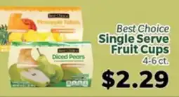 Living Fresh Market Best Choice Single Serve Fruit Cups offer