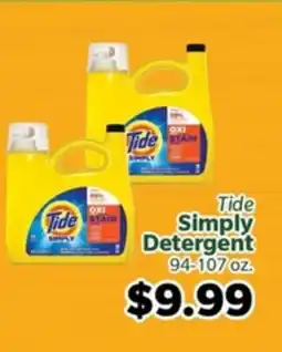 Living Fresh Market Tide Simply Detergent offer
