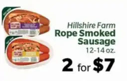 Living Fresh Market Hillshire Farm Rope Smoked Sausage offer