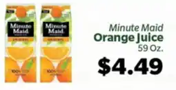 Living Fresh Market Minute Maid Orange Juice offer