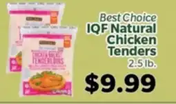 Living Fresh Market Best Choice IQF Natural Chicken Tenders offer