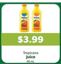Living Fresh Market Tropicana Juice offer