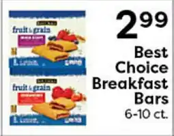 Rich's Fresh Market Best Choice Breakfast Bars offer