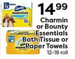 Rich's Fresh Market Charmin or Bounty Essentials Bath Tissue or Paper Towels offer
