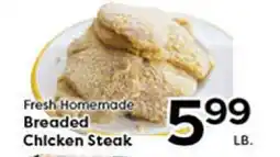 Rich's Fresh Market Fresh Homemade Breaded Chicken Steak offer