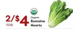 Rich's Fresh Market Organic Romaine Hearts offer