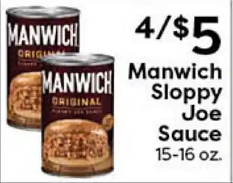 Rich's Fresh Market Manwich Sloppy Joe Sauce offer