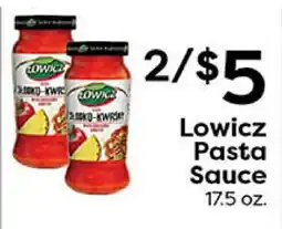 Rich's Fresh Market Lowicz Pasta Sauce offer