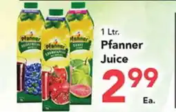 Eurofresh Market Pfanner Juice offer