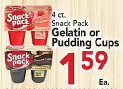 Eurofresh Market Snack Pack Gelatin or Pudding Cups offer