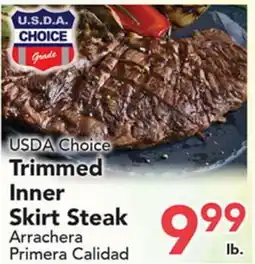 Eurofresh Market USDA Choice Trimmed Inner Skirt Steak offer