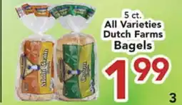 Eurofresh Market All Varieties Dutch Farms Bagels offer