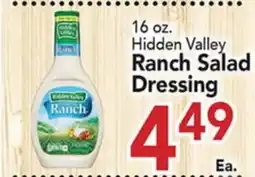 Eurofresh Market Hidden Valley Ranch Salad Dressing offer