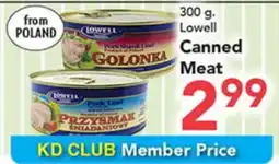 Eurofresh Market Lowell Canned Meat offer
