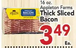 Eurofresh Market Appleton Farms Thick Sliced Bacon offer