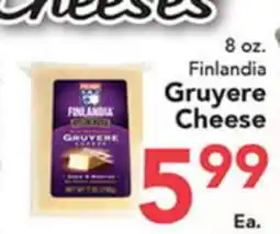 Eurofresh Market Finlandia Gruyere Cheese offer