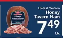 Eurofresh Market Dietz & Watson Honey Tavern Ham offer
