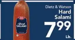Eurofresh Market Dietz & Watson Hard Salami offer