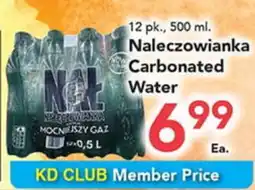 Eurofresh Market Naleczowianka Carbonated Water offer
