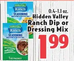 Eurofresh Market Hidden Valley Ranch Dip or Dressing Mix offer