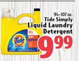 Eurofresh Market Tide Simply Liquid Laundry Detergent offer