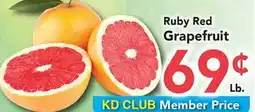 Eurofresh Market Ruby Red Grapefruit offer