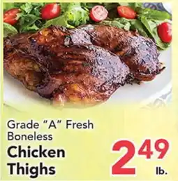 Eurofresh Market Grade A Fresh Boneless Chicken Thighs offer