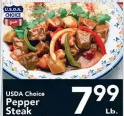 Eurofresh Market USDA Choice Pepper Steak offer
