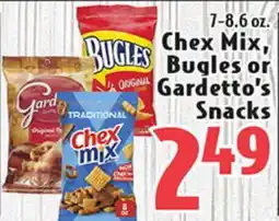 Eurofresh Market Chex Mix, Bugles or Gardetto's Snacks offer