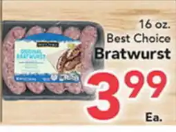Eurofresh Market Best Choice Bratwurst offer