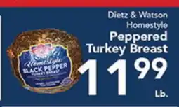 Eurofresh Market Dietz & Watson Homestyle Peppered Turkey Breast offer