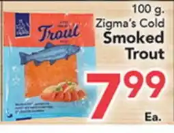 Eurofresh Market Zigma's Cold Smoked Trout offer