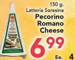 Eurofresh Market Latteria Soresina Pecorino Romano Cheese offer