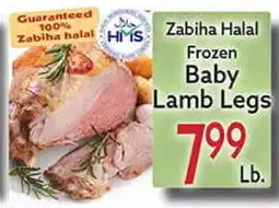 World Fresh Market Zabiha Halal Frozen Baby Lamb Legs offer