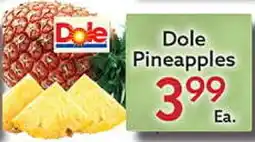World Fresh Market Dole Pineapples offer