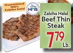 World Fresh Market Zabiha Halal Beef Thin Steak offer