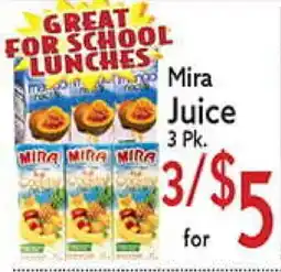 World Fresh Market Mira Juice offer