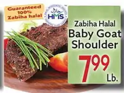 World Fresh Market Zabiha Halal Baby Goat Shoulder offer