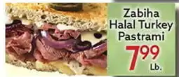 World Fresh Market Zabiha Halal Turkey Pastrami offer