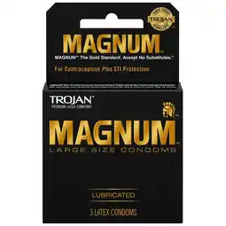 Walgreens Magnum Large Size Premium Lubricated Condoms offer