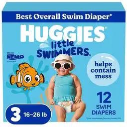Walgreens Disposable Swim Diapers Unscented, Size 3 (16-26 lbs) offer