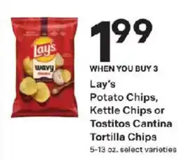 Coborn's Lay's Potato Chips, Kettle Chips or Tortitos Cantina Tortilla Chips offer