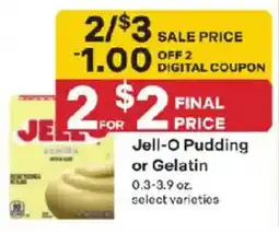 Coborn's Jell-O Pudding or Gelatin offer