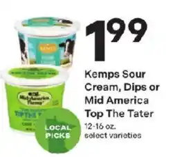 Coborn's Kemps Sour Cream, Dips or Mid America Top The Tater offer
