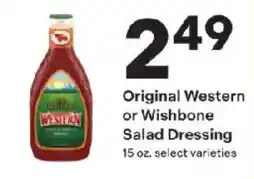 Coborn's Original Western or Wishbone Salad Dressing offer