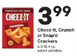 Coborn's Cheez-it Crunch or Snap'd Crackers offer