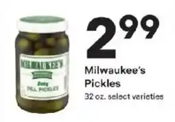 Coborn's Milwaukee's Pickles offer