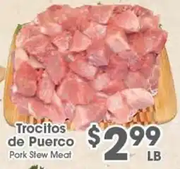 Arteagas Food Center Pork Stew Meat offer
