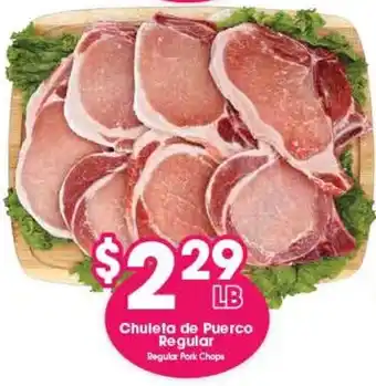 Arteagas Food Center Regular Pork Chops offer