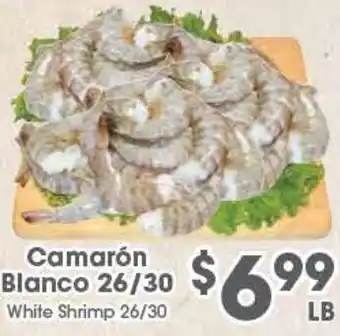 Arteagas Food Center White Shrimp offer